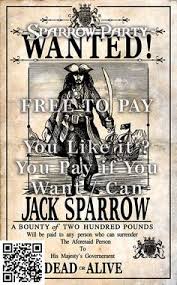 Jack Sparrow Wanted Poster Dead Or Alive Pirates Of The Caribbean Dmtnt Dead Men Tell No Tales Revan Jack Sparrow Capitaine Jack Sparrow Galeries De Photos