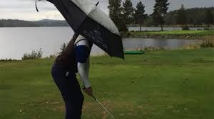 Make sure you have the right gear, extra towels, and everything else to stay warm and dry. Watch Swedish Golf Pro S Unique Way To Play In Rain Golf Channel