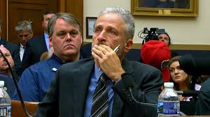 He's basically just sitting in his basement tweeting out. Jon Stewart Chokes Up Gives Angry Speech To Congress Cnn Video
