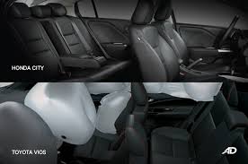 As for fuel economy, honda claims 5.7 litres per 100km for the city while toyota did not provide fuel consumption figures for the vios. Head To Head Toyota Vios Vs Honda City Autodeal