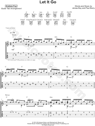 By frozen • lesson #13. Andrew Foy Let It Go Guitar Tab In C Major Download Print Sku Mn0177432