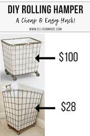 Check out these 15 awesome laundry basket projects that will help you put old baskets to better use and give you lots of awesome home storage to work with!. Diy Laundry Basket With Wheels