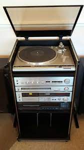 Technics Stereo Stack System In A Cabinet With Speakers On Stands Excellent Sound Quality Original Boxes Available For Tr Hifi Separates Sound Quality System