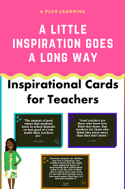 Inspirational Cards For Teachers In 2020 Teacher Cards Inspirational Cards Resource Classroom