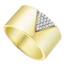 Anel Ouro Amarelo Ouro Branco E Diamantes Vivara Anel Vivara Confeccionado Em Ouro Amarelo 18k Ouro Branco 1 Anel Feminino Ouro Branco Acessorios Femininos