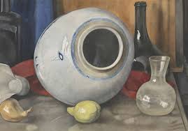 Studies littérature comparée, baudelaire, and marcel proust. Burra Edward Still Life With Pot 1955 1957 Mutualart