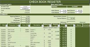 A cash reconciliation is the process of verifying the amount of cash in a cash register as of the close of business. Download Checkbook Register Excel Template Exceldatapro