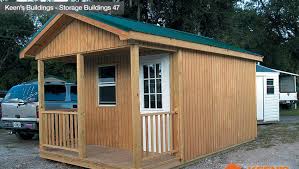 But they also provide protection from the rain when you are rushing to get into the storage shed with a porch to retrieve something you need. Keens Buildings Storage Shed Custom Porch Model 47 Keen S Buildings