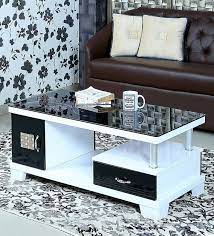 Enter your email address to receive alerts when we have new listings available for modern white gloss coffee table. Buy Millie Tempered Glass Coffee Table In Glossy White Black By Athena Crafts Online Modern Rectangular Coffee Tables Tables Furniture Pepperfry Product