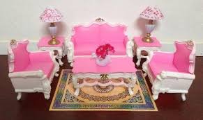 Dollhouse Furniture Gloria Barbie Sized Deluxe Living Room Furniture Accessories Playset Mo Barbie Living Room Furniture Doll Furniture Barbie Furniture