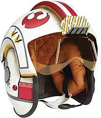 Encyclopédie casque pilote rebelle : Amazon Com Star Wars Luke Skywalker Rebel Pilot Helmet Prop Replica Toys Games