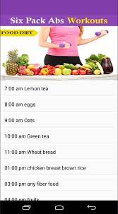 Eggs, apple, green tea, oats, nuts, fruits, carrots. Six Pack Abs Workouts And Diet For Android Apk Download
