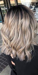Icy blonde highlights with lowlights. 10 Dark Roots Blonde Hair Color Ideas Shadow Root Hair Blonde