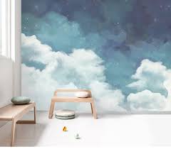 Check spelling or type a new query. Removable Fabric Clouds Wallpaper Fantastic Starry Sky Mural For Bedroom Nursery Kids Wall Paper Peel Stick Self Adhesive In 2021 Clouds Wallpaper Wall Murals Diy Wall Murals Painted
