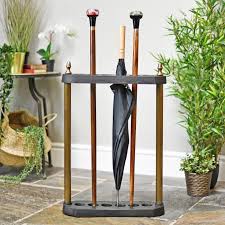 For true gothic flair, display your walking sticks or some of in this foundry cast iron holder. Bowclerk Classic Umbrella And Walking Stick Stand Black Country Metalworks