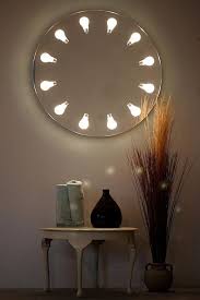 32″ x 32″ size = 468 sq. Round Wall Mirror With Original Lighting Perito Moreno By Iris Design Studio Digsdigs