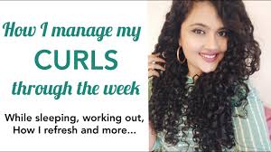 Dos and don'ts for curly hair. Curls Weekly Routine Curl Refresh Curl Maintenance While Sleeping Workouts More Youtube