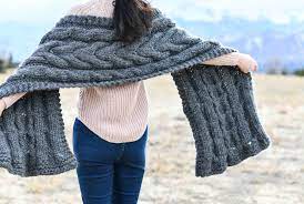 This cable is 8 stitches wide with group of four stitches crossing to the left over the next 4. Easy Winding Cables Wrap Knitting Pattern Mama In A Stitch