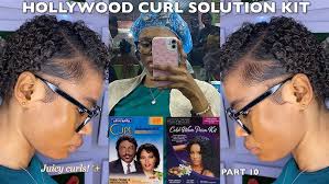 Where to buy the Hollywood Curl solution kit and How to JHERI CURL your  natural hair