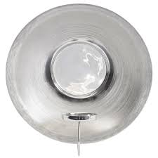 Find the perfect decorative accents at hayneedle, where you can buy online while you explore our room designs and curated looks for tips, ideas & inspiration to help you along the way. Disc Wall Sconce Silver Candle Holders Barker Stonehouse