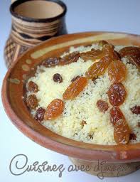 Mesfouf Algerien Couscous Sucre Aux Raisins Secs Recette Couscous Sucre Raisins Secs Couscous