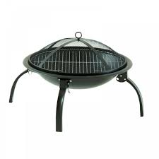 36 diameter stainless steel metal fire pit cover with swirl finish higleywelding 4 out of 5 stars (61) $ 329. Neo Black Garden Steel Fire Pit Outdoor Heater Carry Case Garden From Neo Direct Ltd Uk