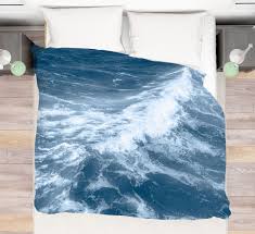 The queen mary in long beach overlooks the pacific ocean and provides a stunning location for indoor long beach the queen mary, an lgbt friendly wedding venue, has been host to unforgettable southern california long beach weddings for over 50 years. Dusk Blue White Ocean Duvet Cover Ocean Duvet Coastal Bedding Beach House Decor 4 Sizes Beachlovedecor Com Modern And Beach Themed Home Decor