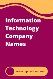 300 Best Information Technology Company Names In 2020 Business Names Company Names Information Technology
