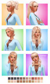 Download Recolors Hair Styles Sims Maxis Match