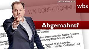 Check spelling or type a new query. Waldorf Frommer Abmahnung Erhalten Das Mussen Sie Tun