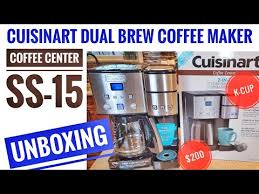 Check spelling or type a new query. Unboxing Cuisinart Coffee Center 12 Cup Coffee Maker K Cup Machine Ss 15 Youtube