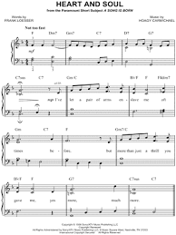 Print and download popular christmas carol. Heart And Soul Piano Sheet Music For Beginners Best Music Sheet
