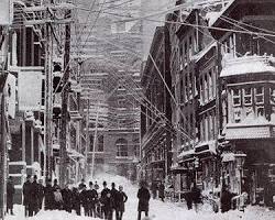 Image of Great Blizzard of 1888 in NYC