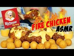 Nah, untuk menikmati saus keju andalan tersebut, kamu juga bisa buat sendiri di rumah, lho!nggak ribet dan nggak lama, simsalabim, saus keju ala richeese bisa kamu nikmati. Richeese Fire Chicken No Talking Asmr Eating Sounds Asmr Indonesia Youtube Resep Ayam
