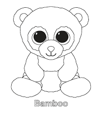 He lives in a southern africa and spends most of his time on the trees with his adorable family of monkeys. Ty Beanie Boos Coloring Pages To Print