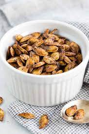 How To Roast Pumpkin Seeds Step By Step Jessica Gavin Recipe Roasted Pumpkin Seeds Roast Pumpkin Pumpkin Seeds Baked
