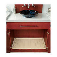 polymer vanity sink base drip tray
