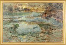 Tra i più grandi pittori di marine. Giuseppe Sacheri Paintings Artwork For Sale Giuseppe Sacheri Art Value Price Guide
