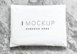 White Plastic Envelope Packaging Mockup Free Image By Rawpixel Com Ake Packaging Mockup Plastic Envelopes Design Mockup Free