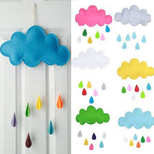 Wall decorating ideas with paper ; Children Teepees Play Tent Props Decoration Raining Clouds Shopee Malaysia