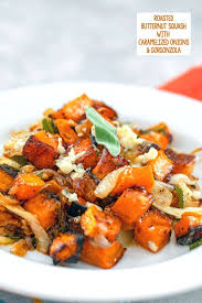 Roasted Butternut Squash W Caramelized Onions Gorgonzola Recipe Roasted Butternut Squash Roasted Butternut Butternut Squash Recipes
