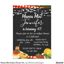 Preheat oven to 425 with rack set in lowest position. Mama Mia Italian Dinner Party Invitation Zazzle Com Dinner Party Invitations Dinner Party Themes Italian Dinner Party