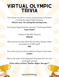 Pixie dust, magic mirrors, and genies are all considered forms of cheating and will disqualify your score on this test! Quiz Questions About Olympic Games Quiz Questions And Answers