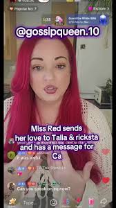 Miss Red's Heartfelt Message to Talia and Ricksta