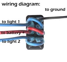 Basic switch wiring diagram, simple switch into light, light switch wiring. Blue Led On Off On Windshield Wiper Rocker Switch Terminal Cables Wiring Set For Car Boat Truck Push Switch Diy Replacement Car Switches Relays Aliexpress