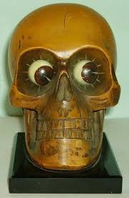 Antique Clock Skull Art Skull Skull Carving