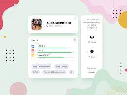 Ui design product card by codefrog. Skills Profile Card Ui Plus Ui Designs