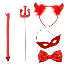 Huge collection, amazing choice, 100+ million high quality, affordable rf and rm images. Kostume Red Devil Horns Tail Bow Tie Fancy Dress Accessories Eurodite