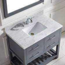 Granite is extremely durable which makes it perfect for using as a bathroom countertop or kitchen countertop. China 36 Inch Cararra White Marble Vanity Top For Bathroom China Vanity Top Marble Vanity Tops