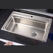 Get trade quality kitchen sinks priced low. China 8149 Single Bowl Top Mount Sink Drop In Stainless Steel Kitchen Sinks China Kitchen Sink Sanitary Ware